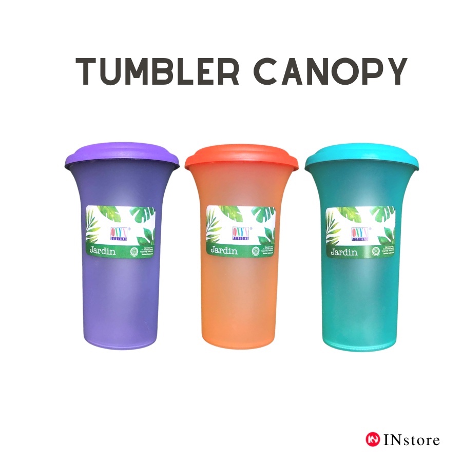 Tumbler Warna Pastel - Botol Minum Plastik - Gelas + Tutup