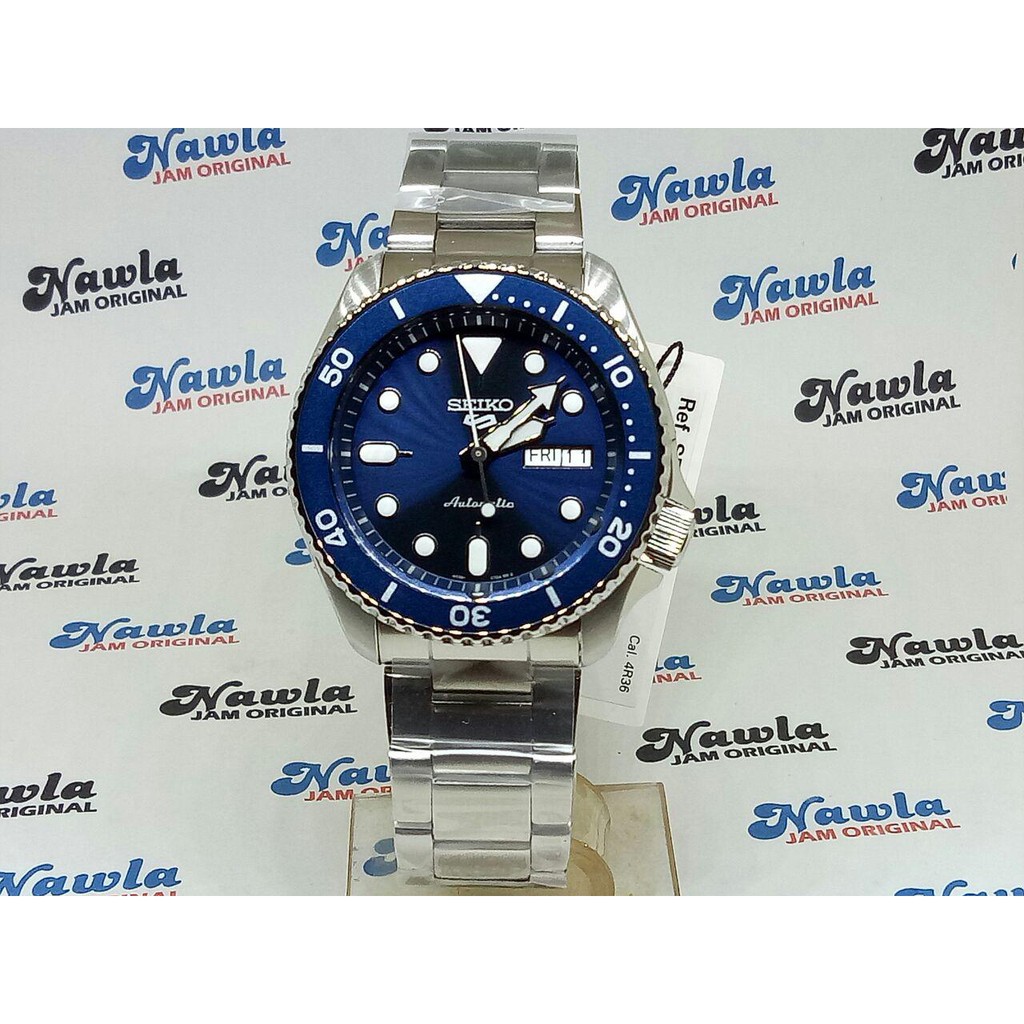 Seiko 5 Sports SRPD51K1 Automatic Blue Dial - Jam Tangan Pria SRPD51