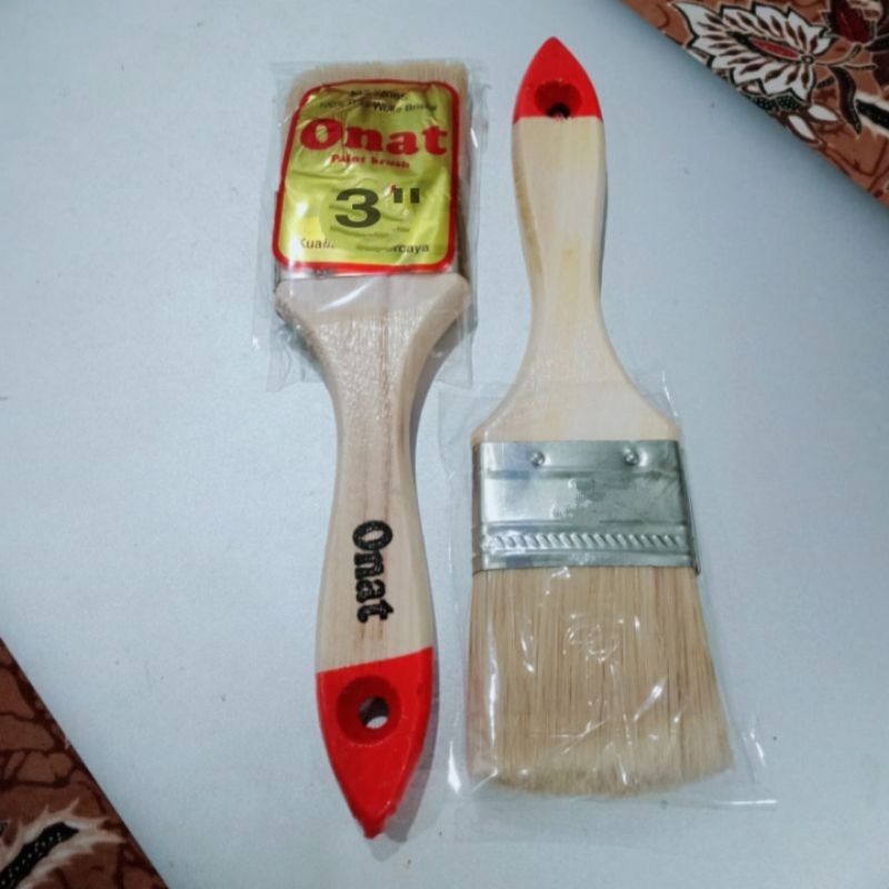 

Kuas Cat 3 inch / Paint Brush 3" Berkualitas Bulu lembut