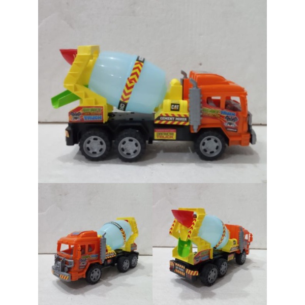 Mainan Mobil Molen - Truk Molen - Mobil Semen - Truk Semen - Truk Mixer - Mobil Mixer - Mobil Konstr