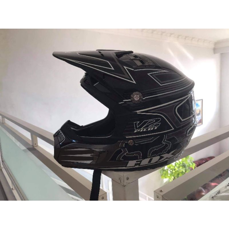 helm fox v2 original helem motor cross helmb trial