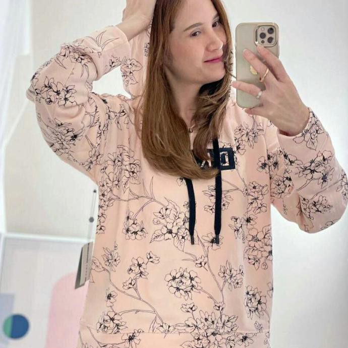 Produk Terbaru Dkny Print Hoodie Sweatshirt