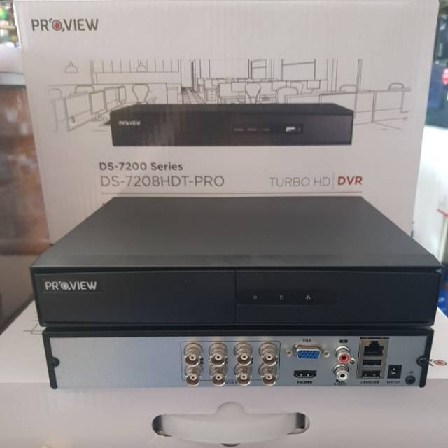 DVR CCTV 8ch proview turbo hd  DS-7208HDT-PRO digital video recorder