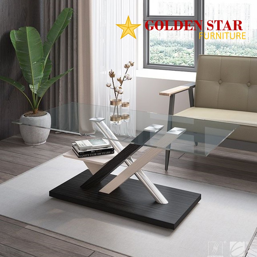 Meja Tamu Kaca Minimalis Coffee Table CT 004 Siantano