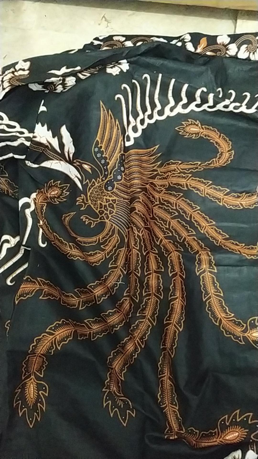 Kemeja Batik Pria Lengan Panjang Size M L Xl Xxl Bswart