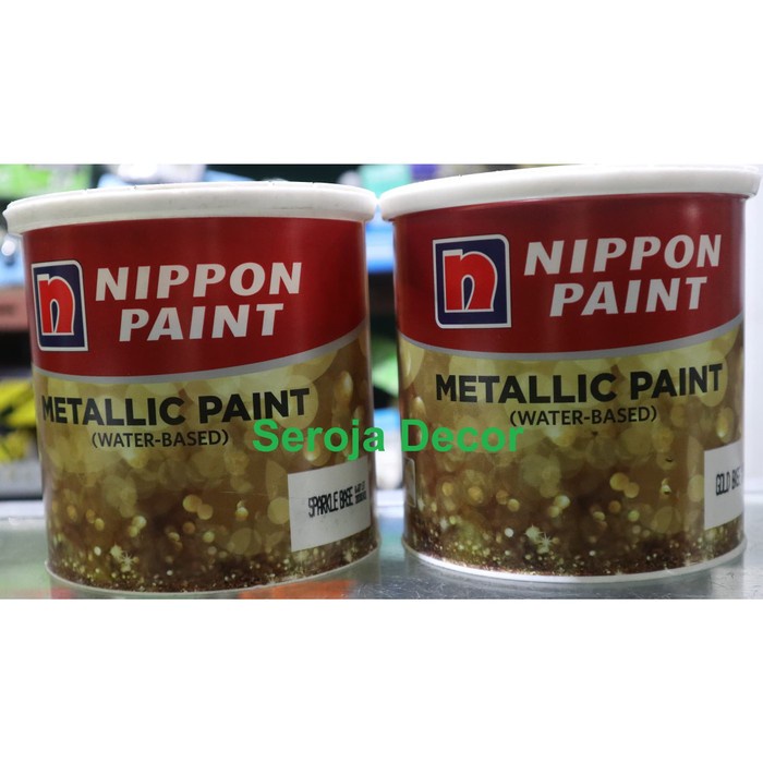

Cat Nippon Paint Metallic Gold Real Gold 0.75L Cat Emas