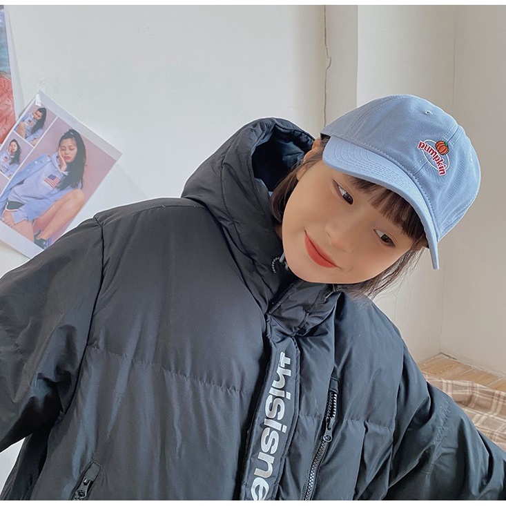NEXTSTOPID-242 Topi baseball pumpkin simpel bahan katun