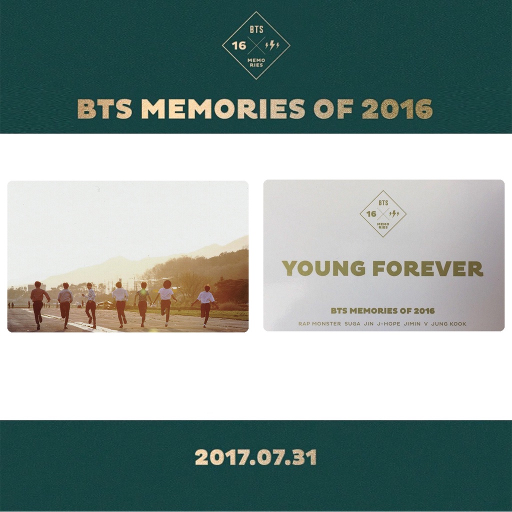 Kartu Lomo Foto Bts 2016 SUGA JiMin V RM Jin J-Hope Jung Kook