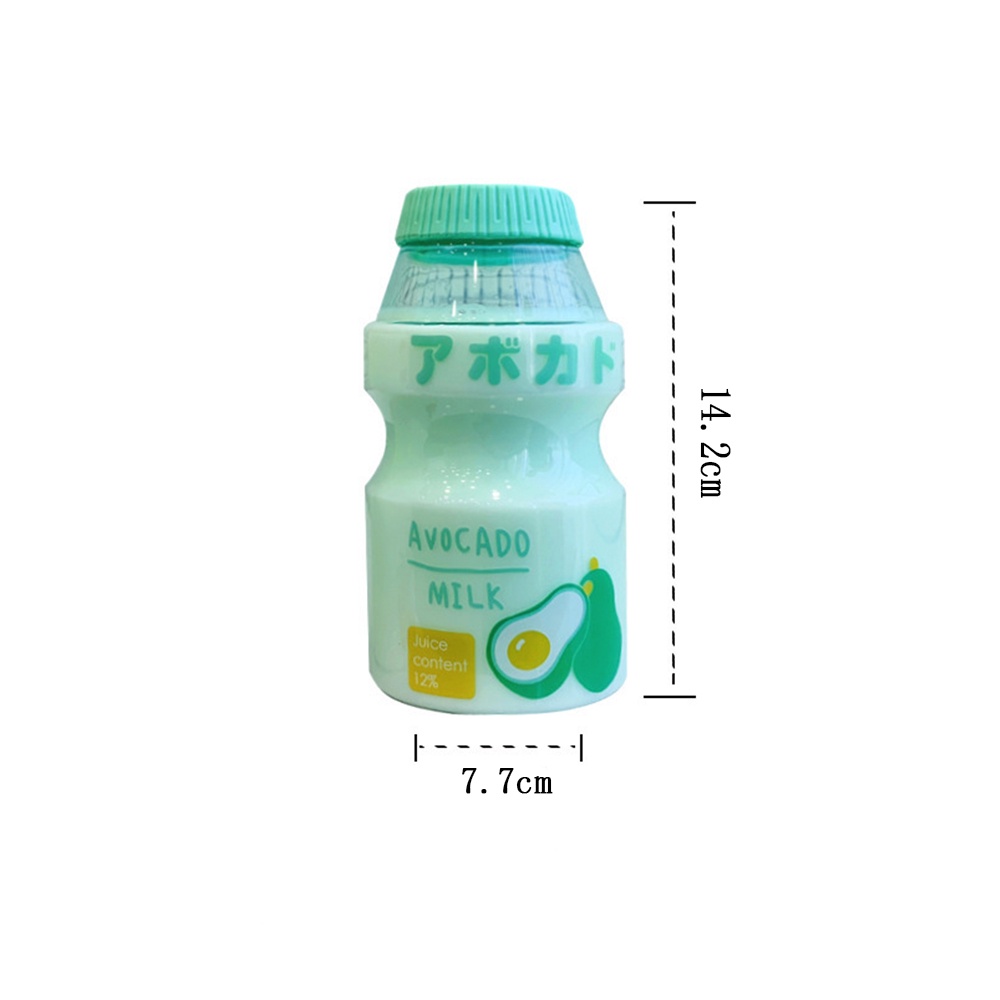 Botol Air Minum portable Bahan Plastik Motif Kartun Kapasitas 480ML anti Jatuh Untuk Olahraga
