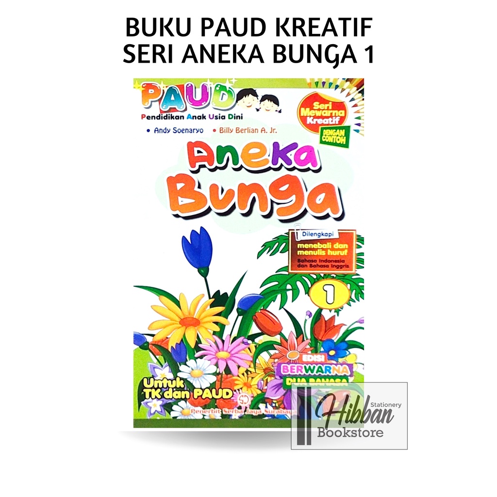 Jual Buku Anak Paud Kreatif Mewarnai Aneka Bunga Jilid 1 Dilengkapi ...