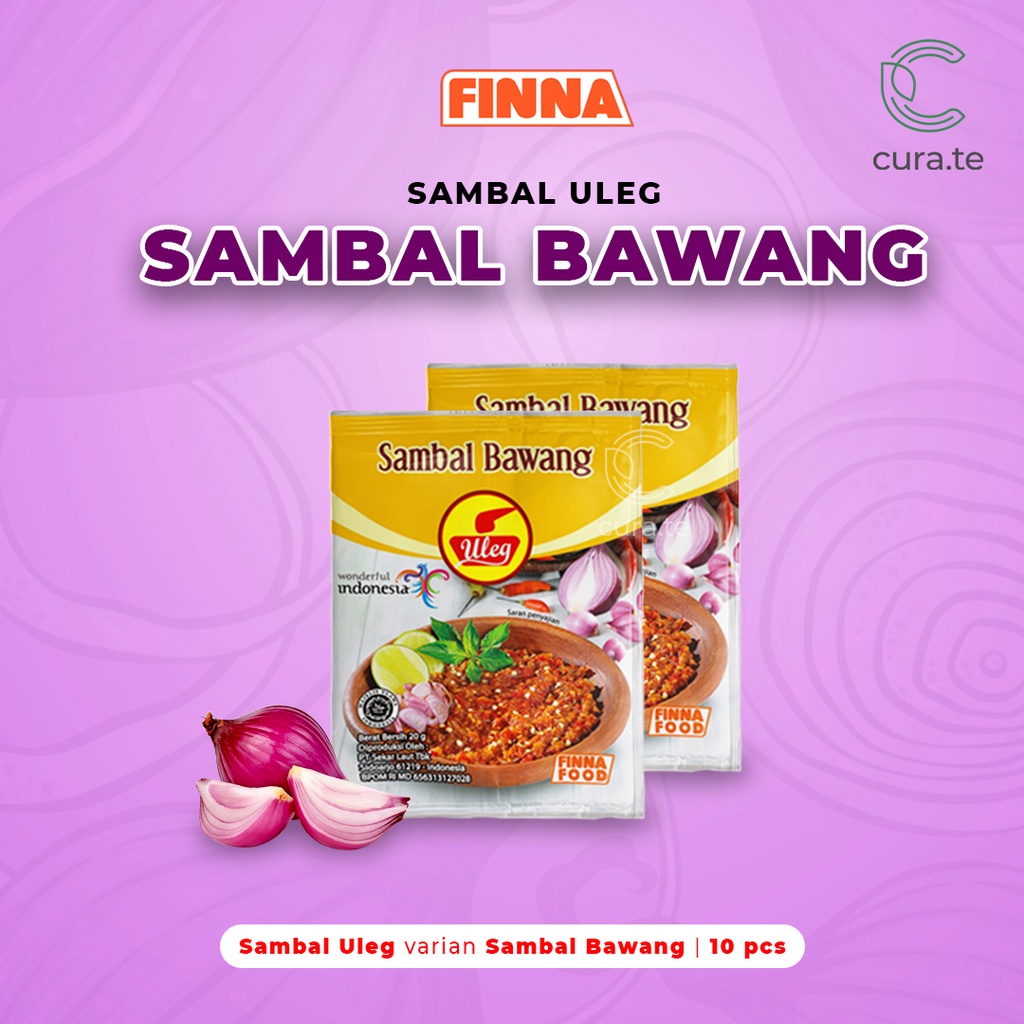 FINNA FOOD SAMBEL ULEG  | SAMBAL TERI KEMIRI TERASI BAWANG IJO PEDAS