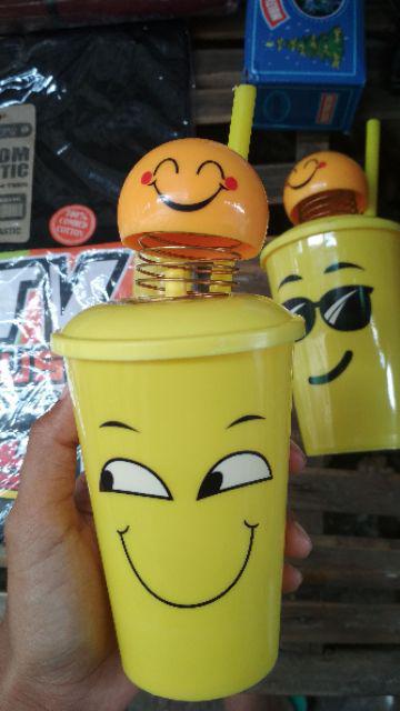 ( Random Tidak Bs Pilih )gelas Emoji / Gelas Spring Doll / Tumblr Spring Doll