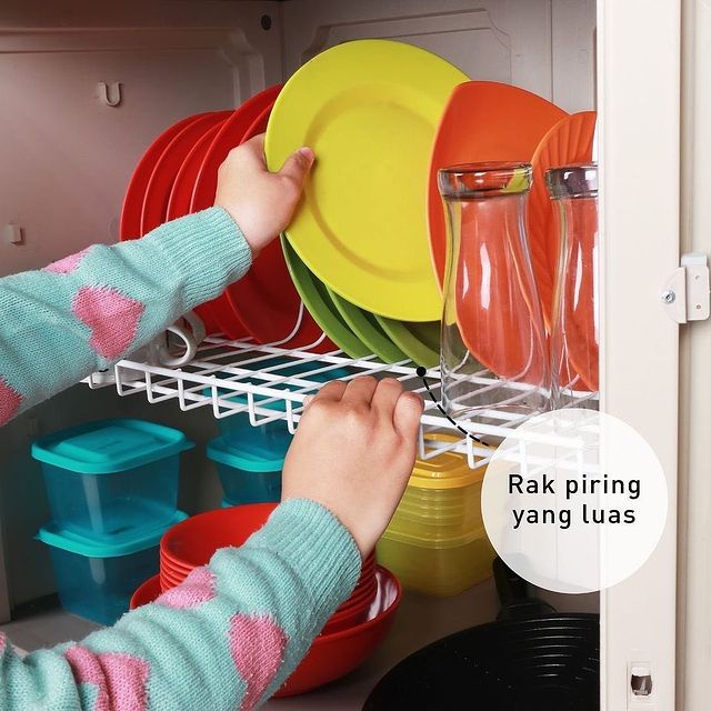 JTR - Rak piring plastik olymplast OKL Olymplast Kitchen Locker OKL