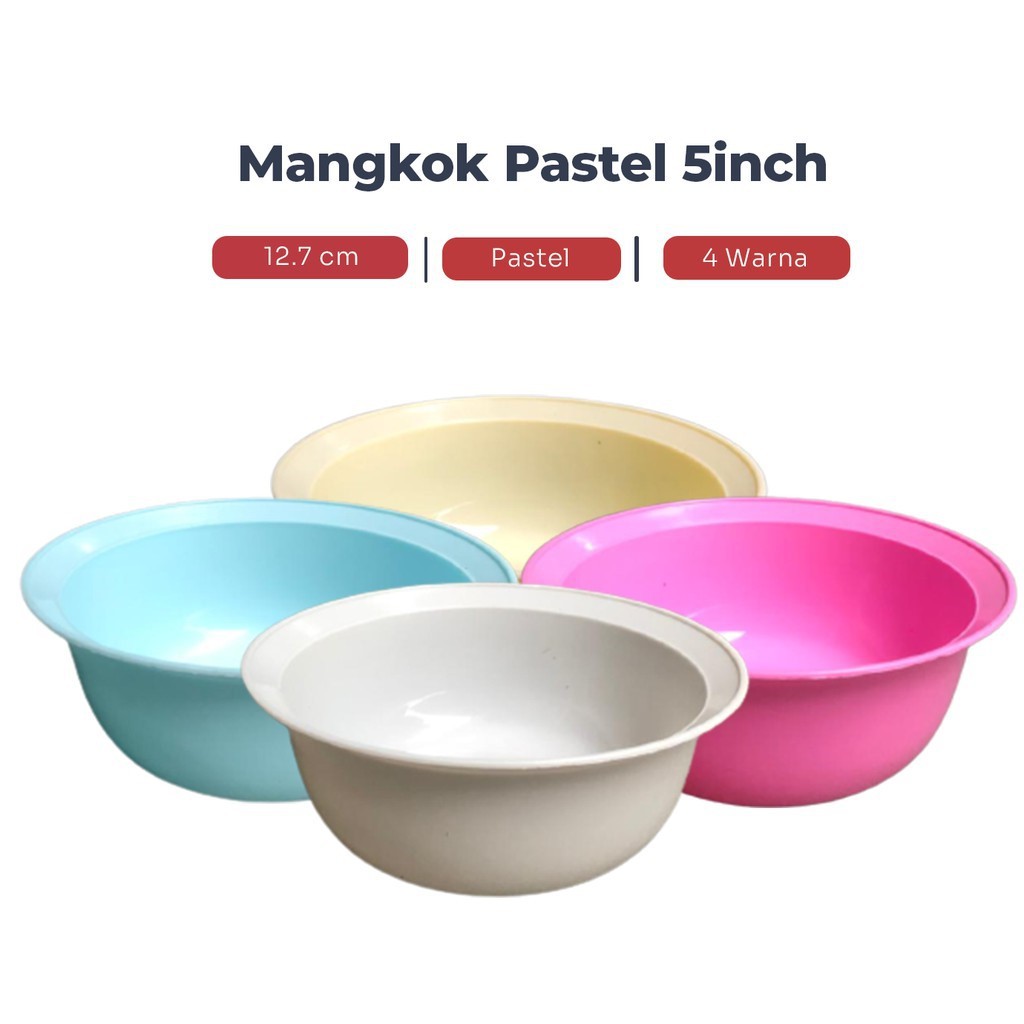 MANGKOK SUP PLASTIK 13CM SERBAGUNA - MANGKUK SOP - KOBOKAN - SOUVENIR MURAH