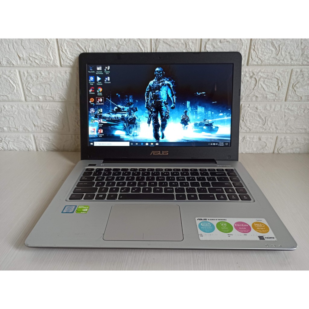 Asus A456UQ Core i7 Gen6 VGA Nvidia 940mx Gaming Desain Editing Lancar | Laptop Second Skylake Murah