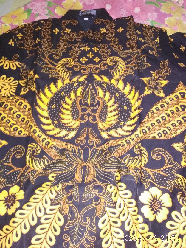 Batik Pria Lamdagati Emas Full Furing Katun Halus Sragenan Ori Solo