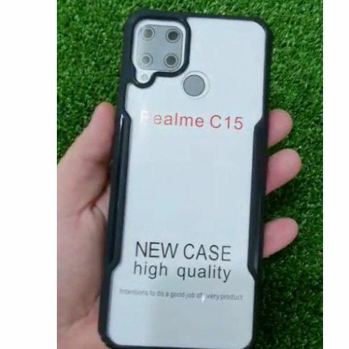 S/P- CASING casing cover silikon case kondom softcase fuze focus hitam realme C15 pa