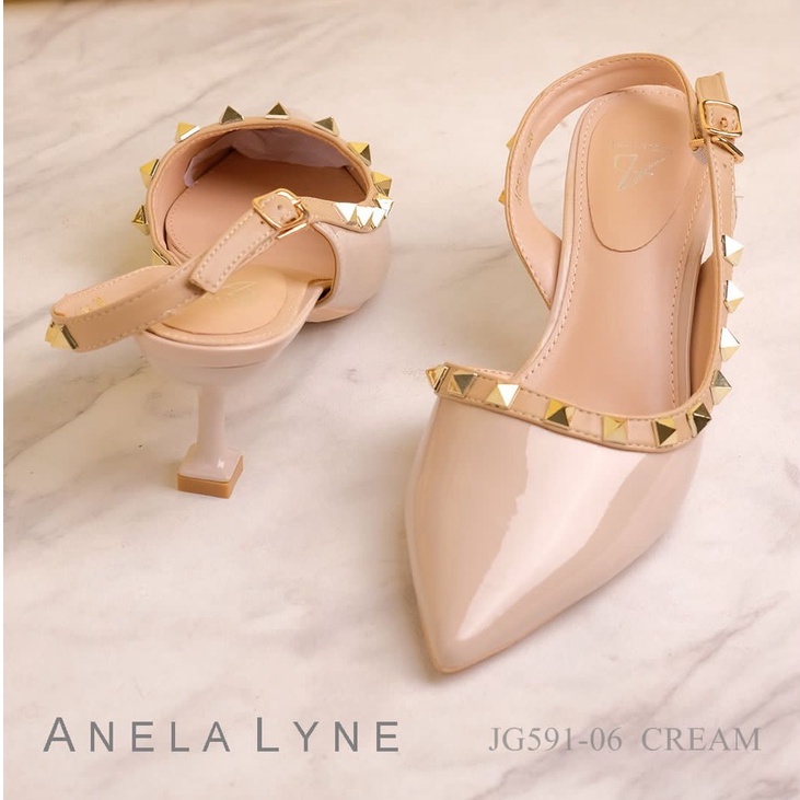 ANELA LYNE BOBBIJO SEPATU ROCKSTUD GLOSY G591-06 ORIGINAL