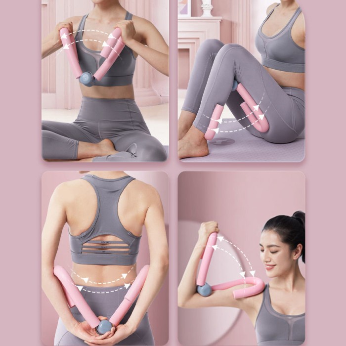 Bostonstore Leg Trainer / Alat fitness Leg trainer/ Leg Clip / yoga olahraga di rumah bahan PVC / Leg trainer alat fitness otot paha / SPEEDS Leg Trainer Alat Fitness Otot Paha Alat Yoga Kaki Leg Thigh Muscle Olahraga Kaki