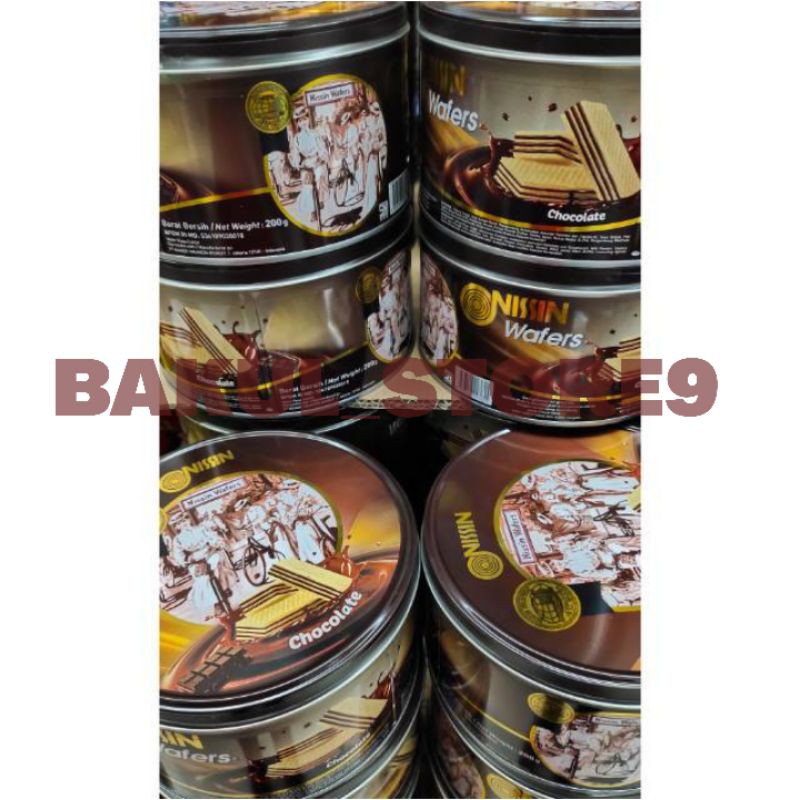 Nissin Wafer Chocolate 200 Gr Kaleng