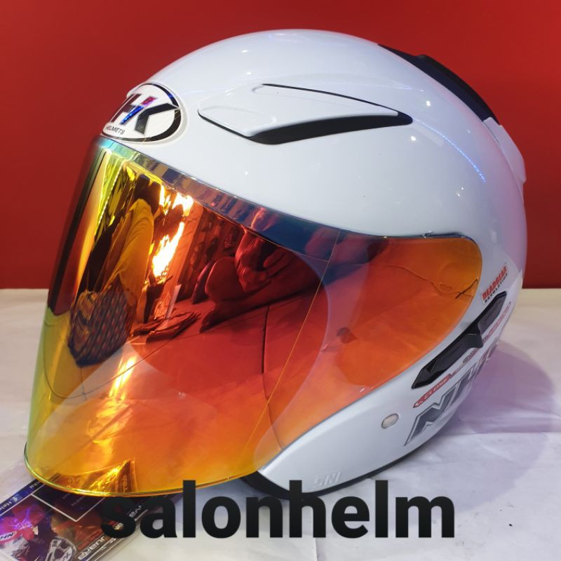 Helm NHK R1 Glossy Visor Flat Visor Iridium