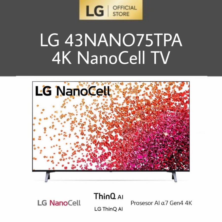 LG 43NANO75TPA 4K NanoCell TV