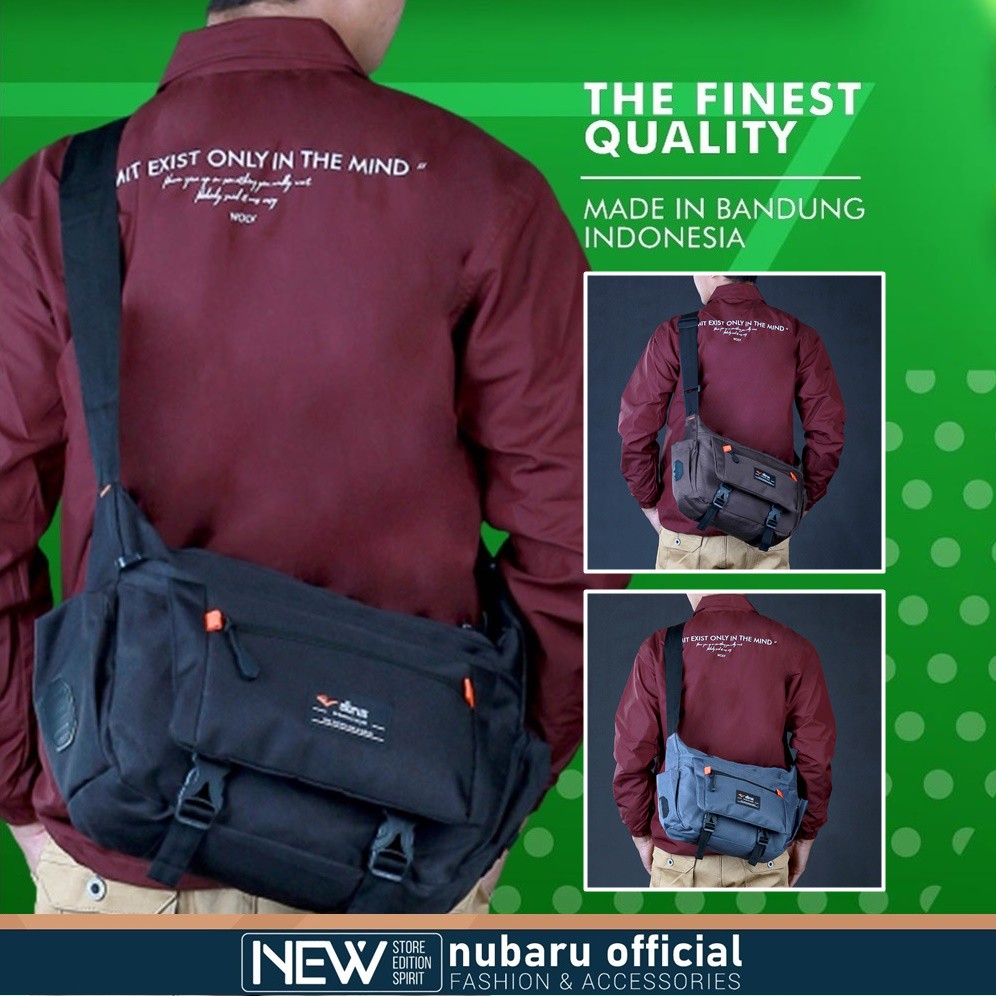 nubaru Tas Selempang Pria Cowok Tas Sling bag Slempang Kerja Distro Terbaru Besar Murah Tas Ori