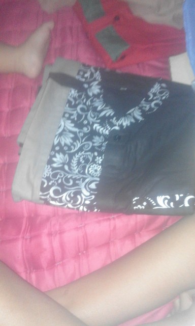 Kemeja Pria Lengan Panjang Kombinasi Moderend Quality