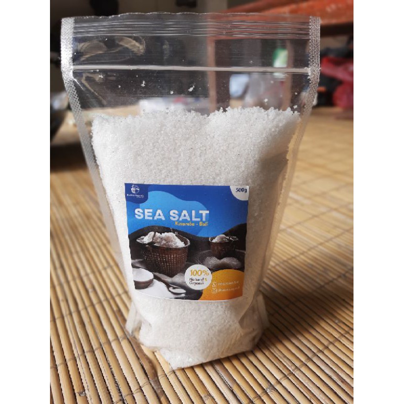 

Garam Laut Kusamba Bali Organik dan Natural Kemasan 500grm