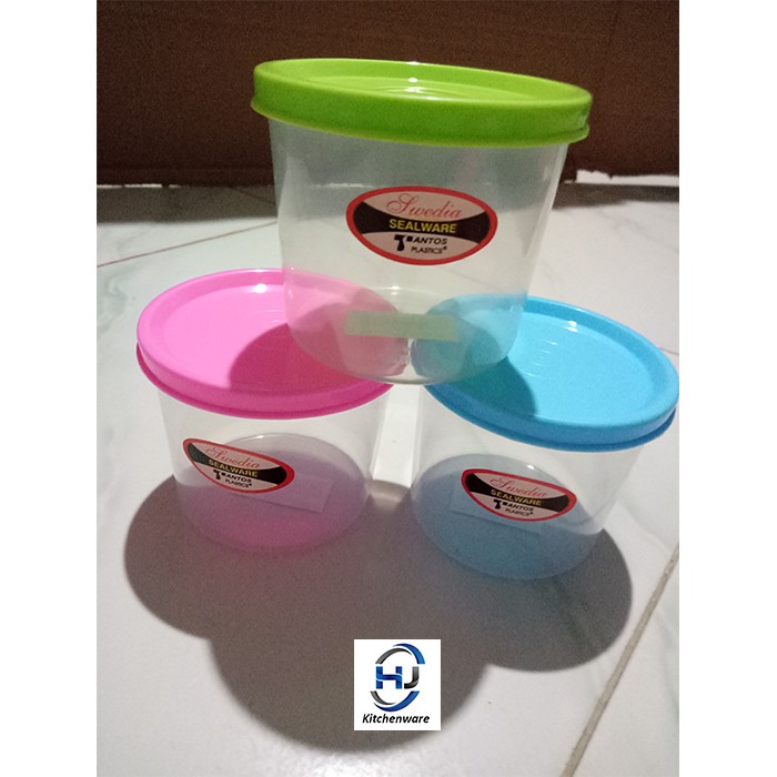 Toples Plastik Bulat / Tempat Sambal / Bumbu / Garam