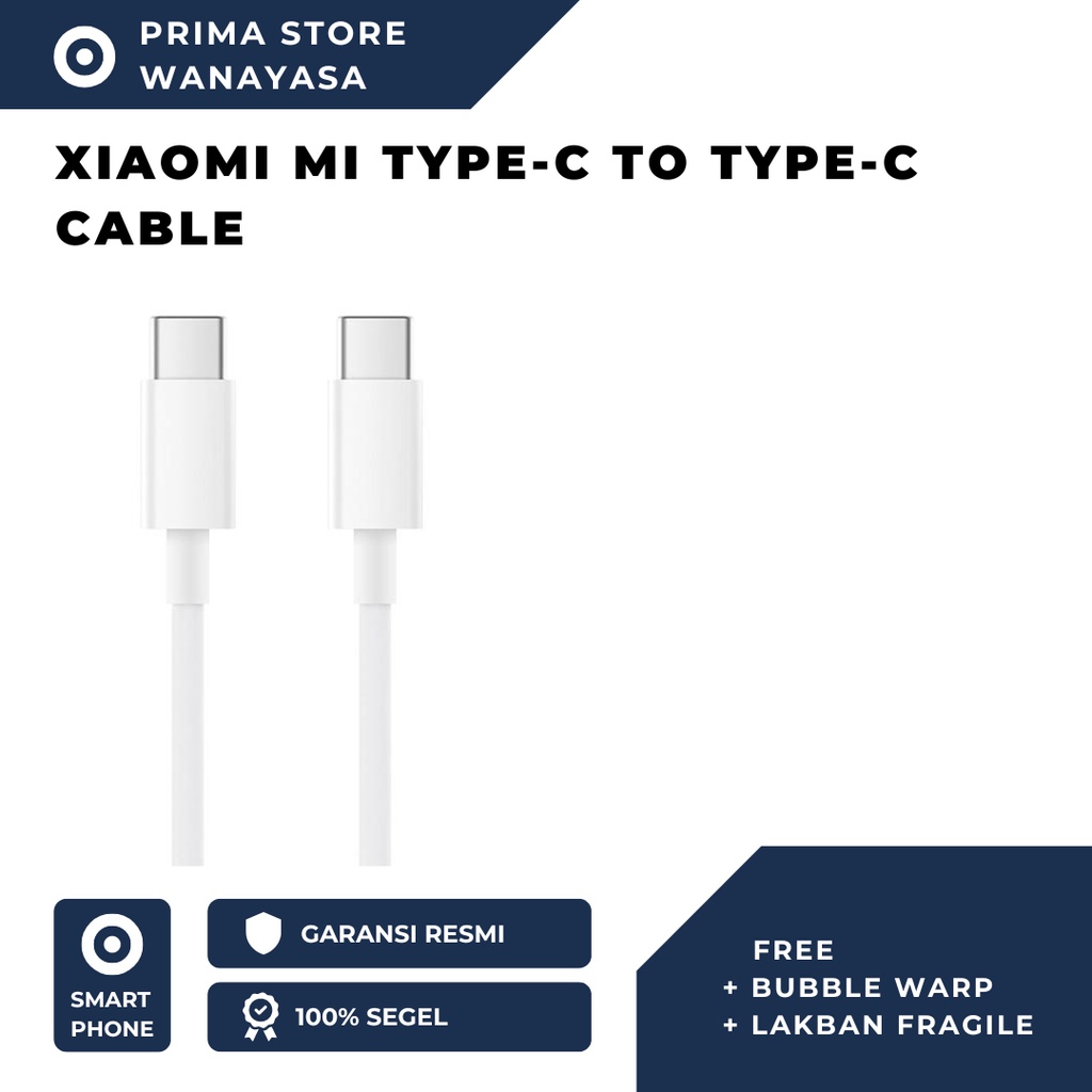 Xiaomi Mi kabel Type C To Type C 150cm Original 100%