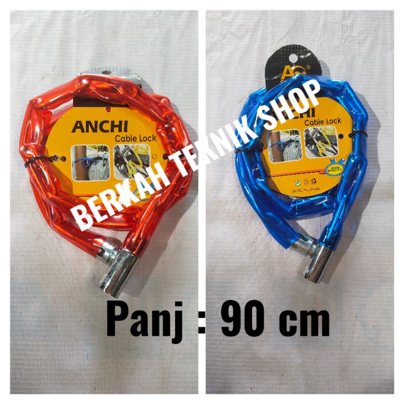 KUNCI SEPEDA (rantai) gembok PAGAR MOTOR gembok rantai rante