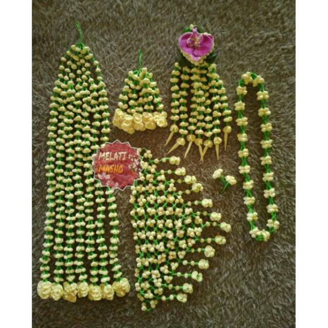 MELATI IMITASI SUNDA ANGGREK JAGUNG MELATI SINTETIS RIAS PENGANTIN