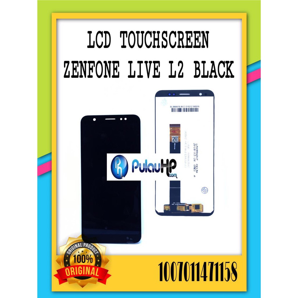 (PH BANDUNG) LCD TOUCHSREEN ZENFONE LIVE L2 BLACK