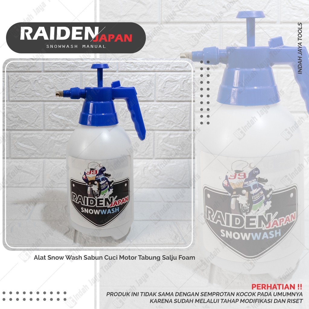 SNOW WASH MANUAL - Alat Snow Wash Sabun Cuci Motor Tabung Salju Foam