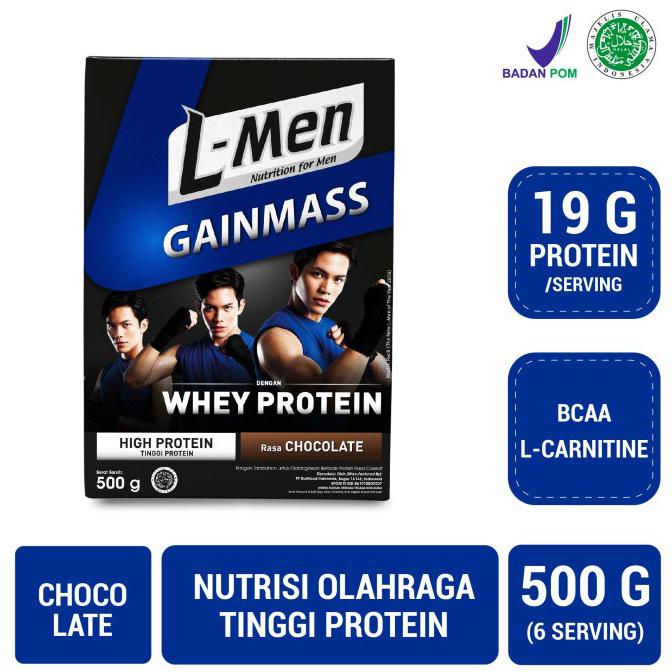 

TERMURAH L-Men Gain Mass Chocolate 500 gr Kode 421