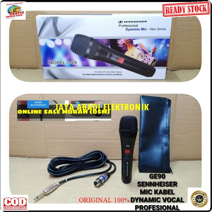 G90 SENHEISER MIK BESI METAL KABEL MIKROPHONE KARAOKE DYNAMIC PROFESIONAL PRO KABEL GOLDEN LEGENDARY GOLD SONG MUSIK SENHEIZER AUDIO SOUND  SYSTEM PENGERAS SUARA LEGENDARIS BISA SEGALA JENIS AUDIO SOUND TANPA PAKAI BATERAI TINGGAL COLOK SAJA LANGSUNG NYAL