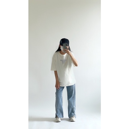 FAITH FADE - Expressive Pokey Club Oversized Tee (Broken White)