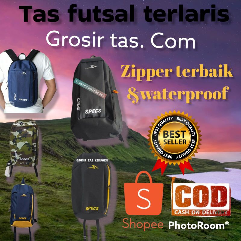 READY STOK TAS RANSEL SPECS&quot;FUTSAL&quot; PRODUKSI SENDIRI