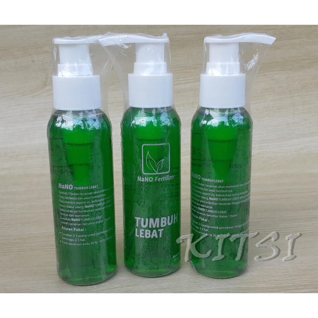 Pupuk Cair Nano Fertilizer (TUMBUH LEBAT) Aquascape Aquarium / Nano tumbuh lebat fertilizer pupuk ca
