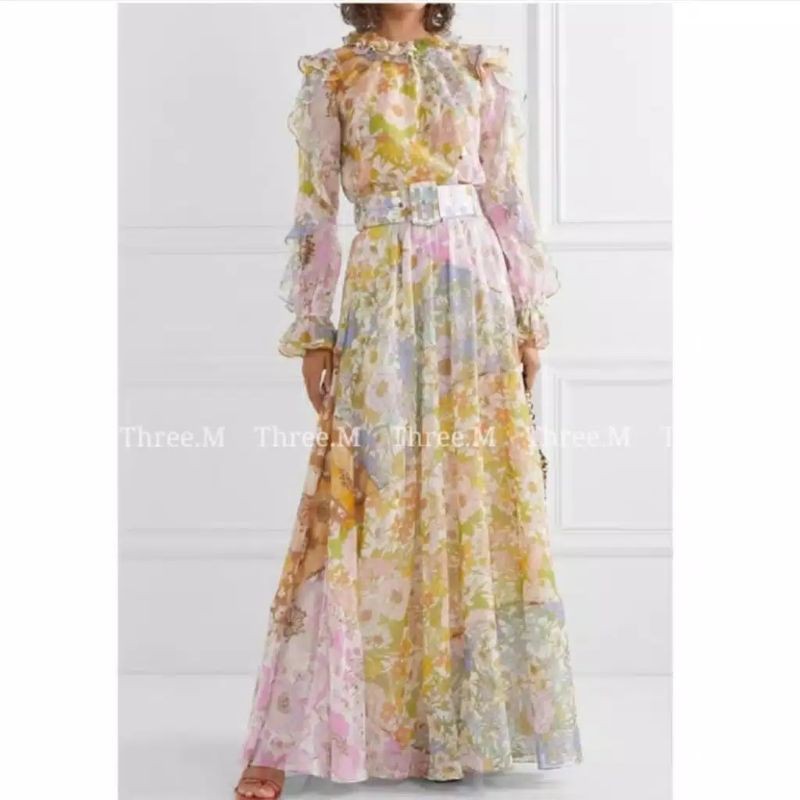 Z Naomi Maxi dress import Pakaian wanita Dress cewek baju panjang dress adem bahan lembut import
