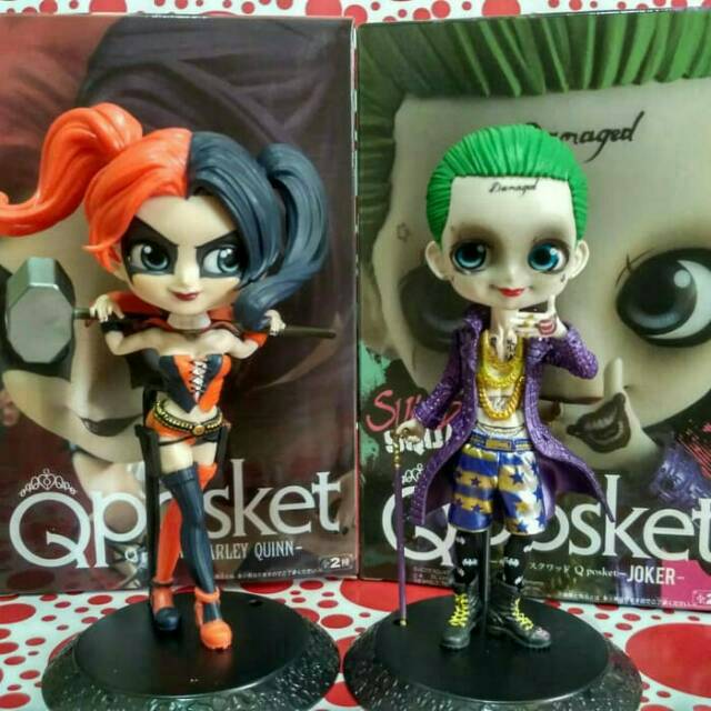 Joker batman figure harley quin Q posket set 2 bh