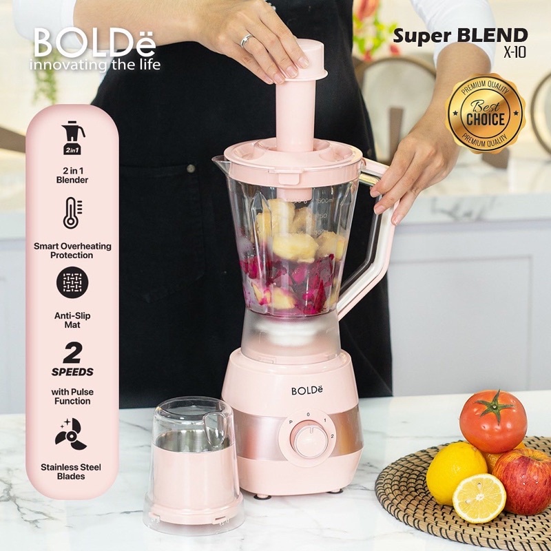 NEW BOLDe BLENDER X10 1500mL Tritan Anti pecah SNI