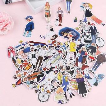 

HI243 Stiker Eceran Gambar Perempuan Untuk Scrapbook Jurnal