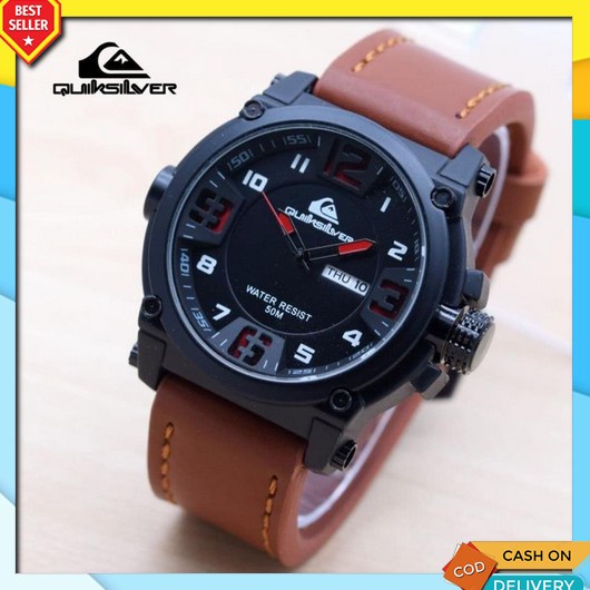 Jam Tangan Cowok Arloji Terbaru Jam Tangan Sport Kulit Waterproof Keren Original Murah Jam Pria Dewa