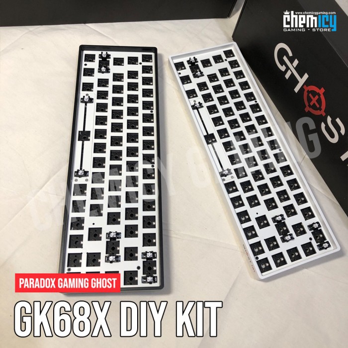 Paradox Gaming GHOST DIY GK68X Wired Kit RGB Hot Swap Custom Keyboard