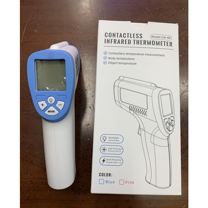 Laihoshope Termometer Tembak . Termo Gun Termometer Tembak Ukur Suhu Tubuh