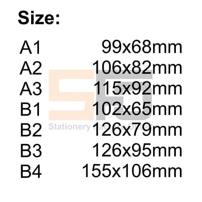 

[KODE PRODUK CTJQA8862] ID Card Mika Big B2 126mm x 79mm (Name Tag / Glue Card / Card Holder)