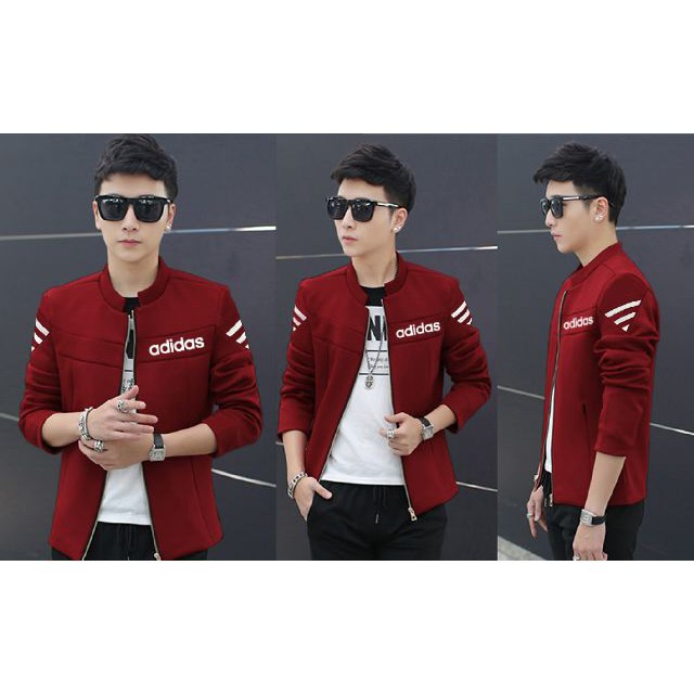 Baju Jaket Adidas marun/BAJU MURAH /GAMIS SYARI/MURAH WANITA/KEBAYA MODERN/GAUN DRESS/DRESS BRUKAT/