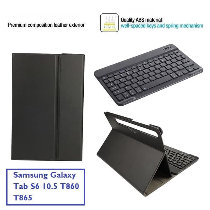 Samsung Galaxy Tab S6 T860 T865 Keyboard Bluetooth Leather Case Magnet